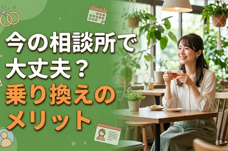婚活が進まない…結婚相談所の乗り換え時