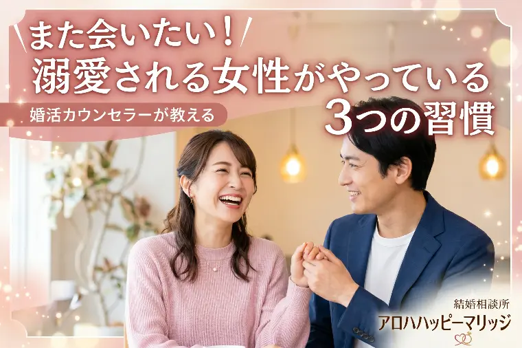 また会いたい！溺愛される女性がやっている3つの習慣
