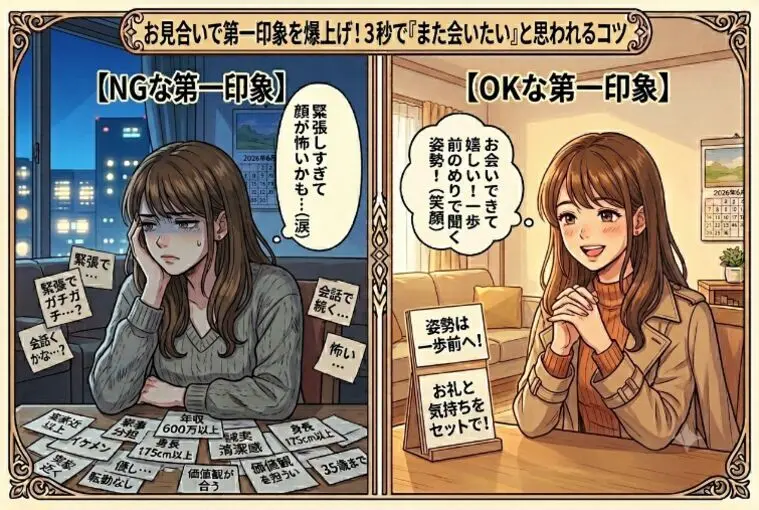 最初の3秒で「また会いたい」と思われる！