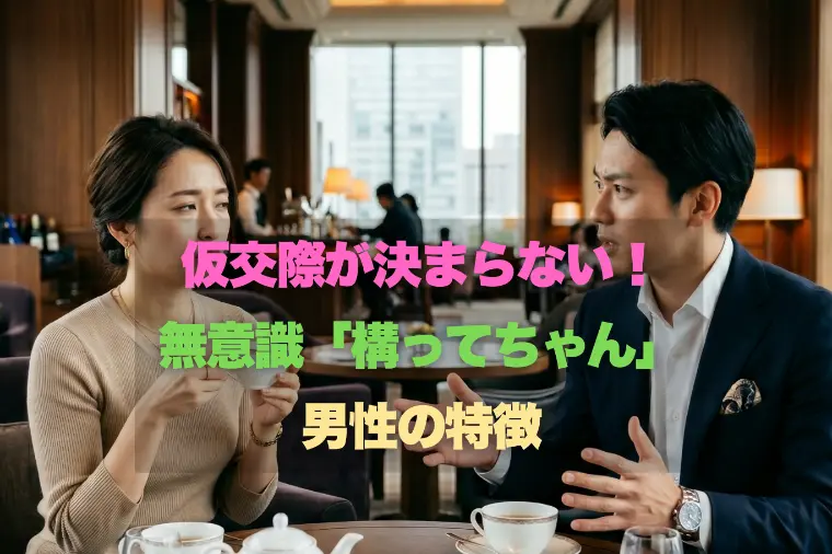 仮交際が決まらない！無意識「構ってちゃん」男性の特徴