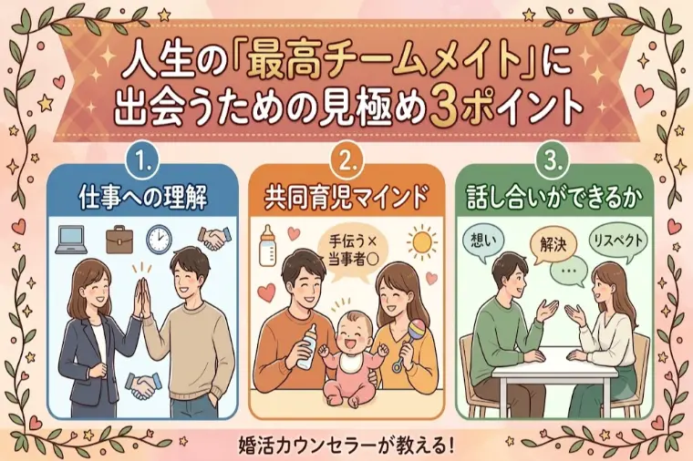 人生の「最高チームメイト」に出会うための見極め3ポイント