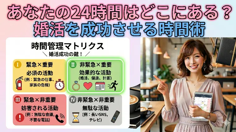 あなたの24時間はどこにある？婚活を成功させる時間術