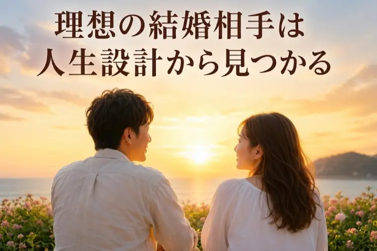理想の結婚相手は人生設計から見つかる