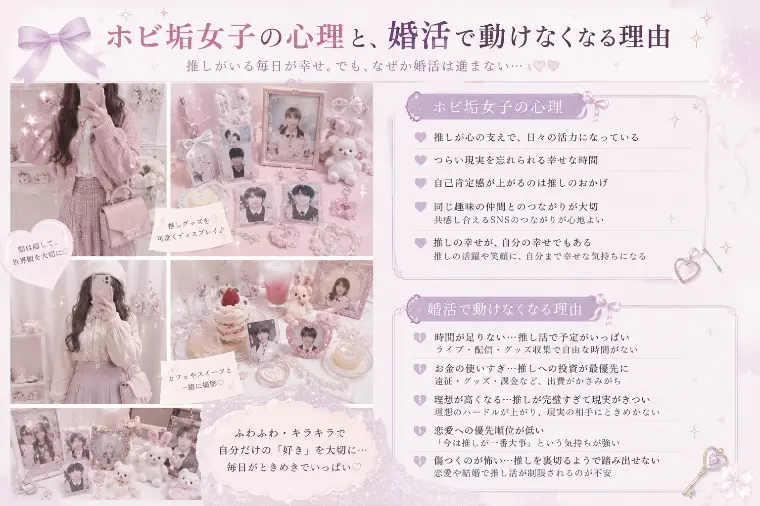 ホビ垢女子が結婚を後回しにする心理