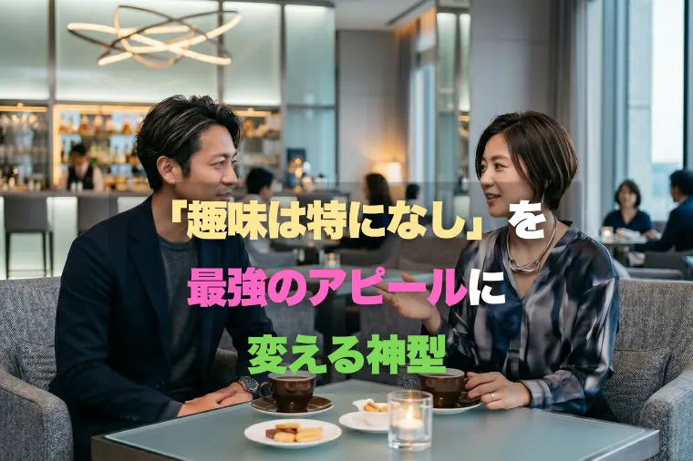 「趣味は特になし」を最強のアピールに変える型