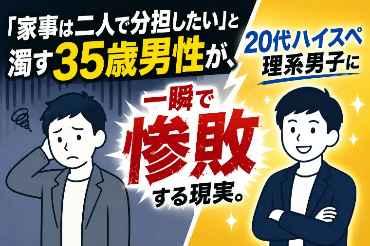35歳男性の「家事は分担」が届かない理由