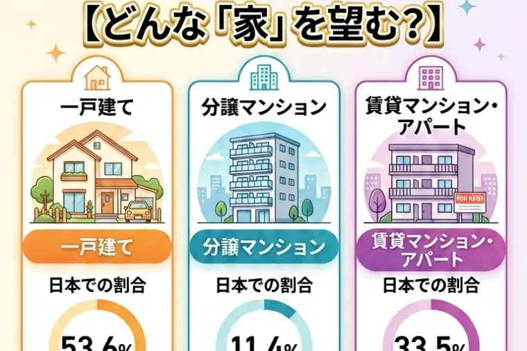 結局何が１番オトク!?　戸建てvs分譲vs賃貸