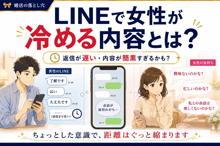 LINEで女性が冷める内容とは？