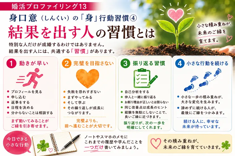 結果を出す人の習慣とは？（婚プロ13）