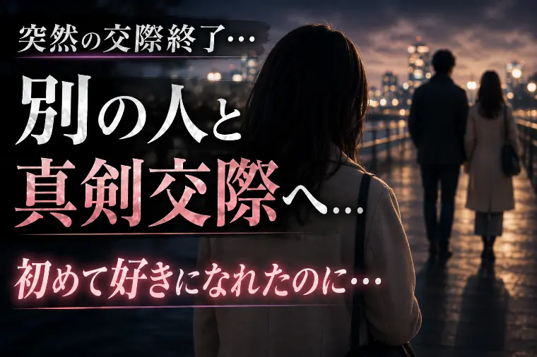 初めて好きになれた人が別の人と真剣交際に進んだ日…。
