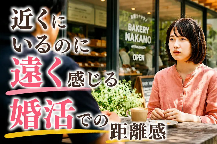 近くにいるのに遠く感じる婚活での距離感