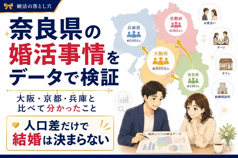 奈良県の婚活事情をデータで検証