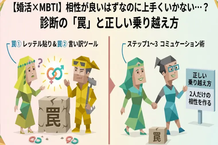 MBTIの相性最高は罠？診断に振り回されない婚活術