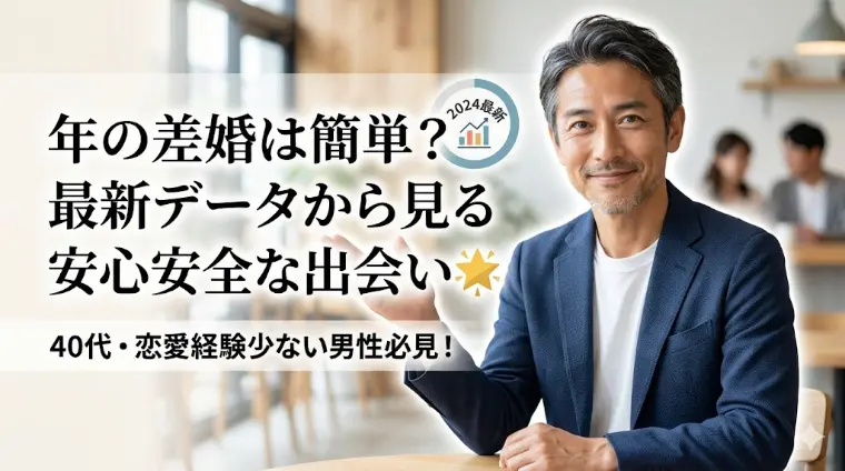 年の差婚は簡単？最新データから見る安心安全な出会い🌟
