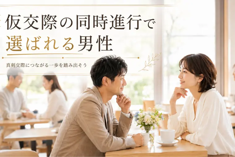 仮交際の同時進行で選ばれる男性の共通点