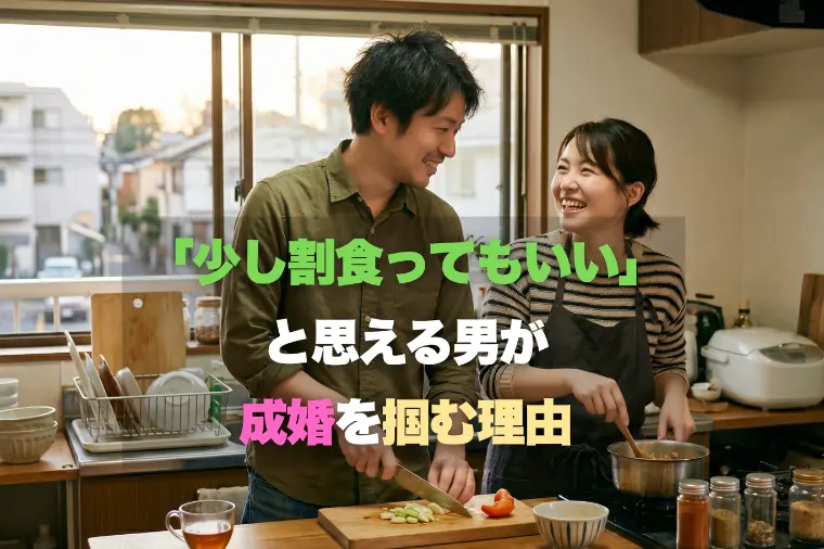 「少し割食ってもいい」と思える男が 成婚を掴む理由