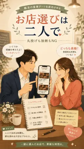 エージェントライフ福岡 サテライト大分店「婚活の食事デート、ここ見られてます！10選」- 4