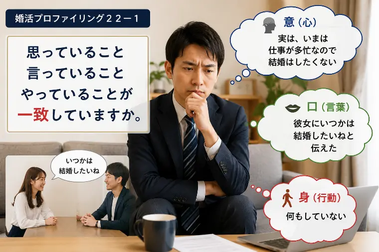 幸せになる人は○○が一致（婚プロ22‐1）