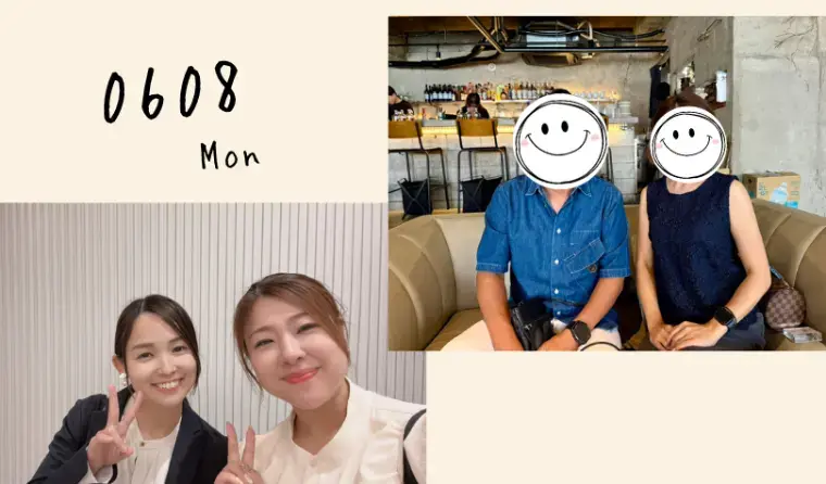 結婚相談所Ael（アエル）「成婚退会されるお二人とランチ♡」- 2