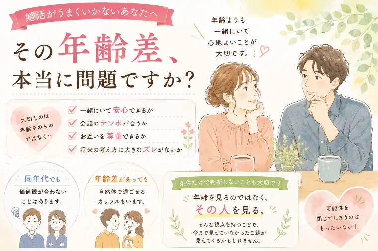 年齢差だけで判断していませんか？