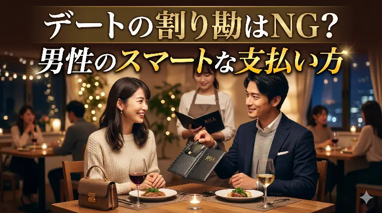 デートの割り勘はNG？男性のスマートな支払い方