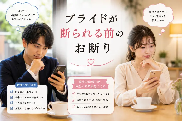 婚活川柳 第119回 プライドが 断られる前の お断り