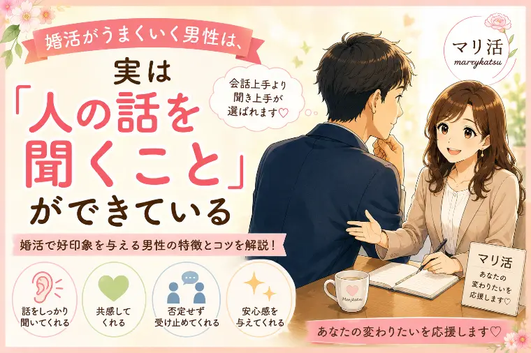 婚活がうまくいく男性は、実は○○ができている