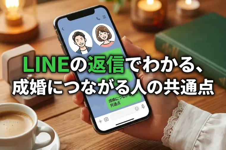 LINEの返信でわかる、成婚につながる人の共通点