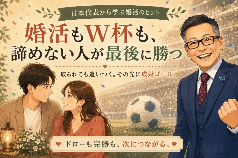 エージェントライフ福岡 サテライト大分店「婚活もワールドカップも、取られてからが本番です」-1