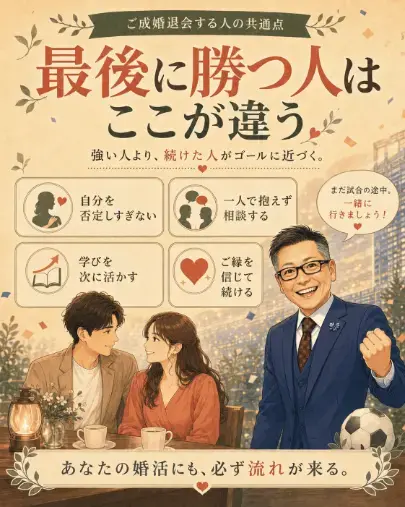 エージェントライフ福岡 サテライト大分店「婚活もワールドカップも、取られてからが本番です」- 4