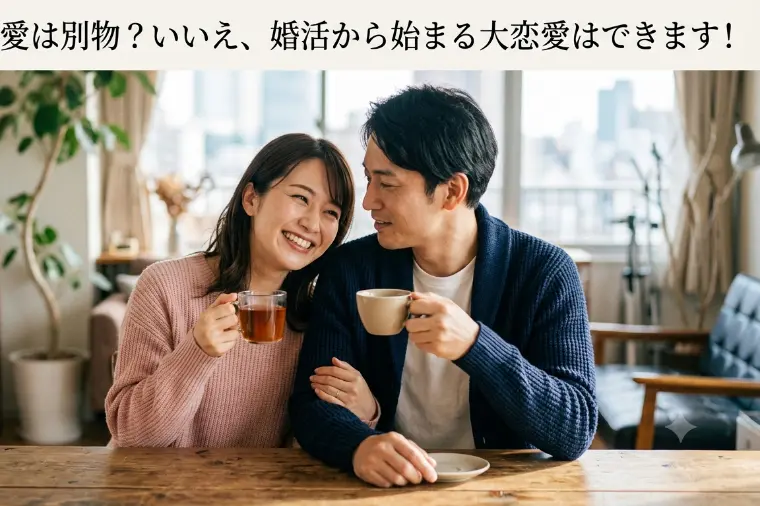 婚活と恋愛は別物？いいえ、婚活から始まる大恋愛はできます