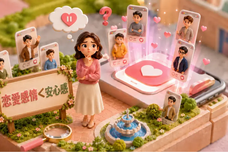 「好きになれる人がいない」婚活で感情が動かない本当の理由