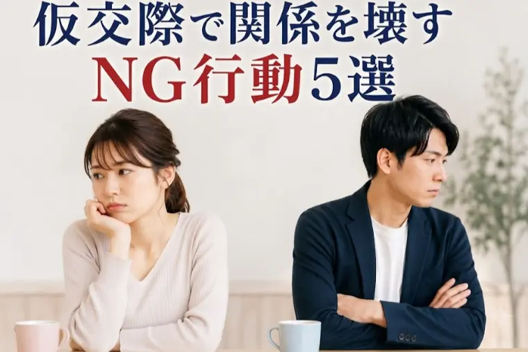 仮交際で関係を壊すNG行動5選