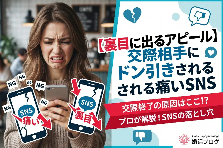 【裏目に出るアピール】交際相手にドン引きされる痛いSNS