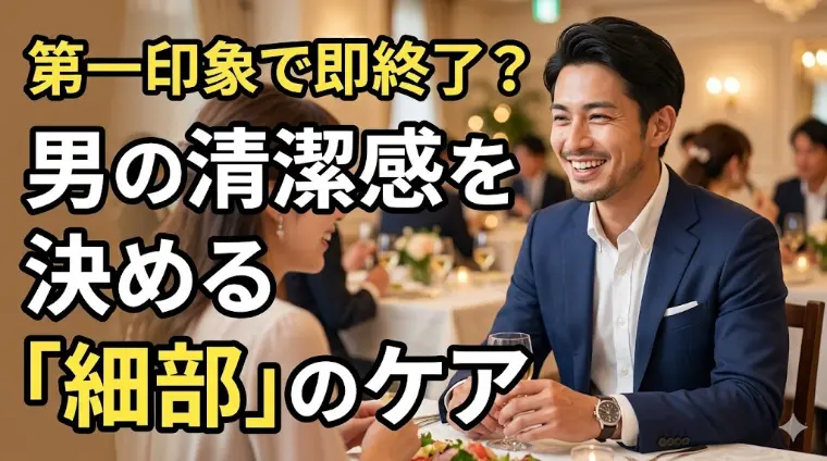 第一印象で即終了？男の清潔感を決める「細部」のケア