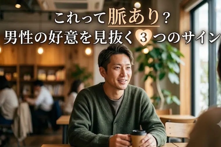 これって脈あり？男性の好意を見抜く3つのサイン