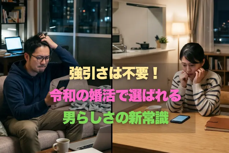 強引さは不要！令和の婚活で選ばれる、男らしさの新常識