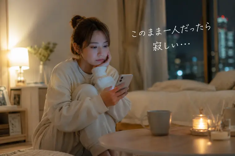 「このまま一人だったらどうしよう」と思った夜