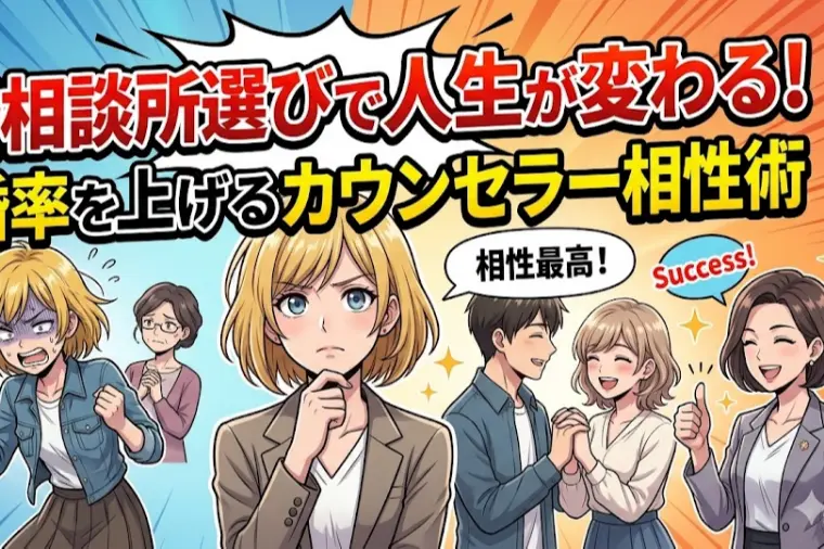 結婚相談所選びで人生が変わる、カウンセラーとの相性