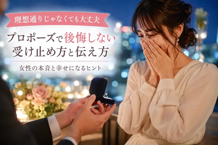 理想のプロポーズとは？女性目線で後悔しない考え方・伝え方