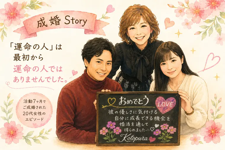 【20代婚活】成婚💛「普通の彼」が運命の人になった