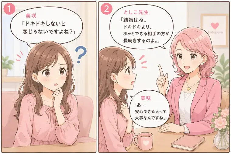 Kotopuro（寿プロデュース）「【20代婚活】成婚💛「普通の彼」が運命の人になった」- 3