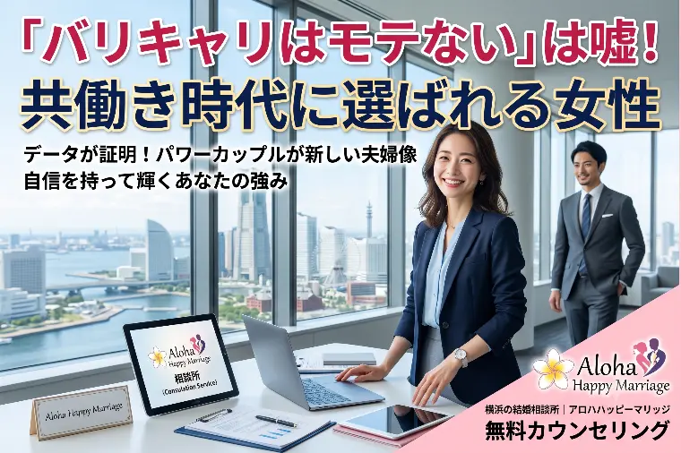「バリキャリはモテない」は嘘！共働き時代に選ばれる女性