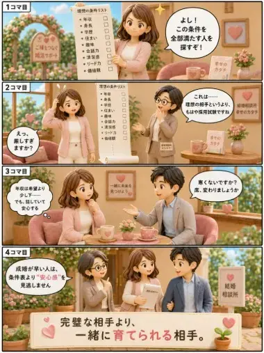 婚活マイスターコナン「成婚が早い人は、最初から“完璧な相手”を探していない」- 2