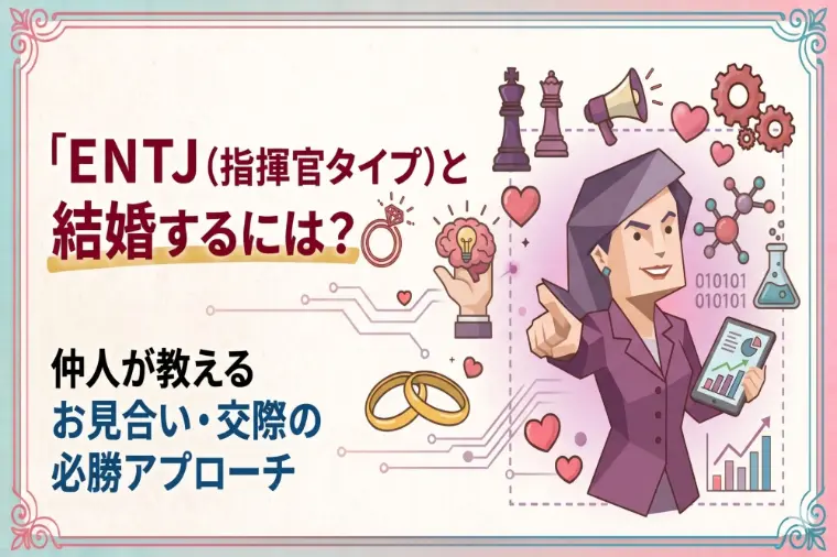 ハイスペで隙なし？ENTJ（指揮官）の心を掴む婚活術