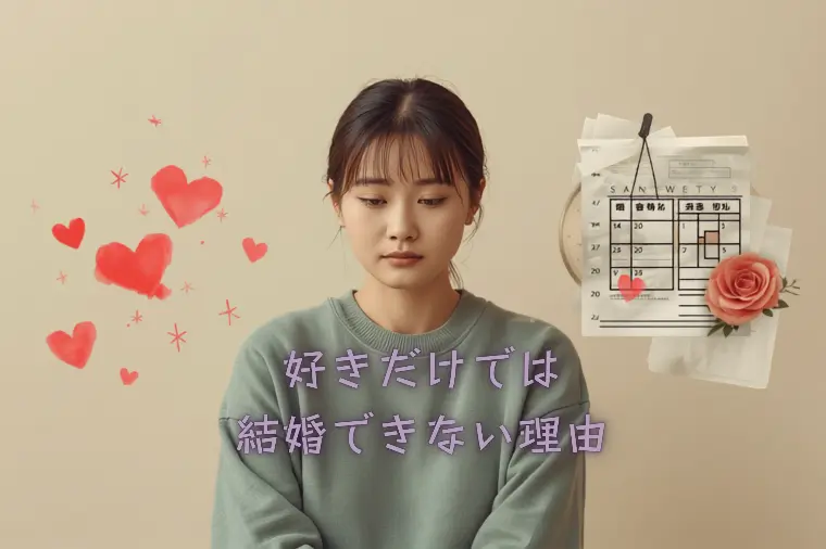 「好き」だけでは結婚できない理由