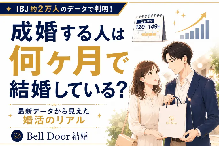IBJ約2万人のデータで判明！成婚する人は何ヶ月で？