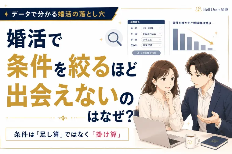 婚活女性が知らない条件検索の落とし穴