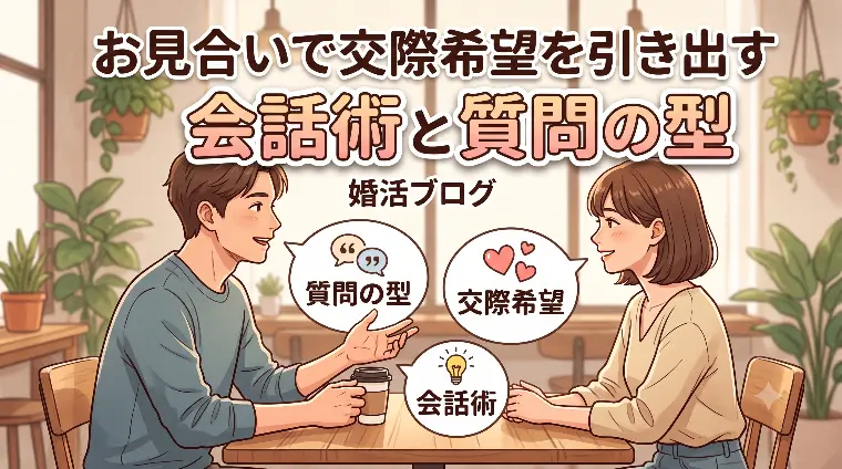 お見合いで交際希望を引き出す会話術と質問の型