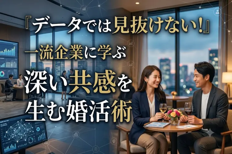 データでは見抜けない！一流企業に学ぶ深い共感を生む婚活術
